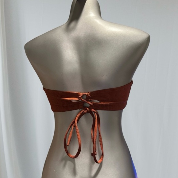 💟Rust Bandeau Bikini Top - Picture 5 of 12